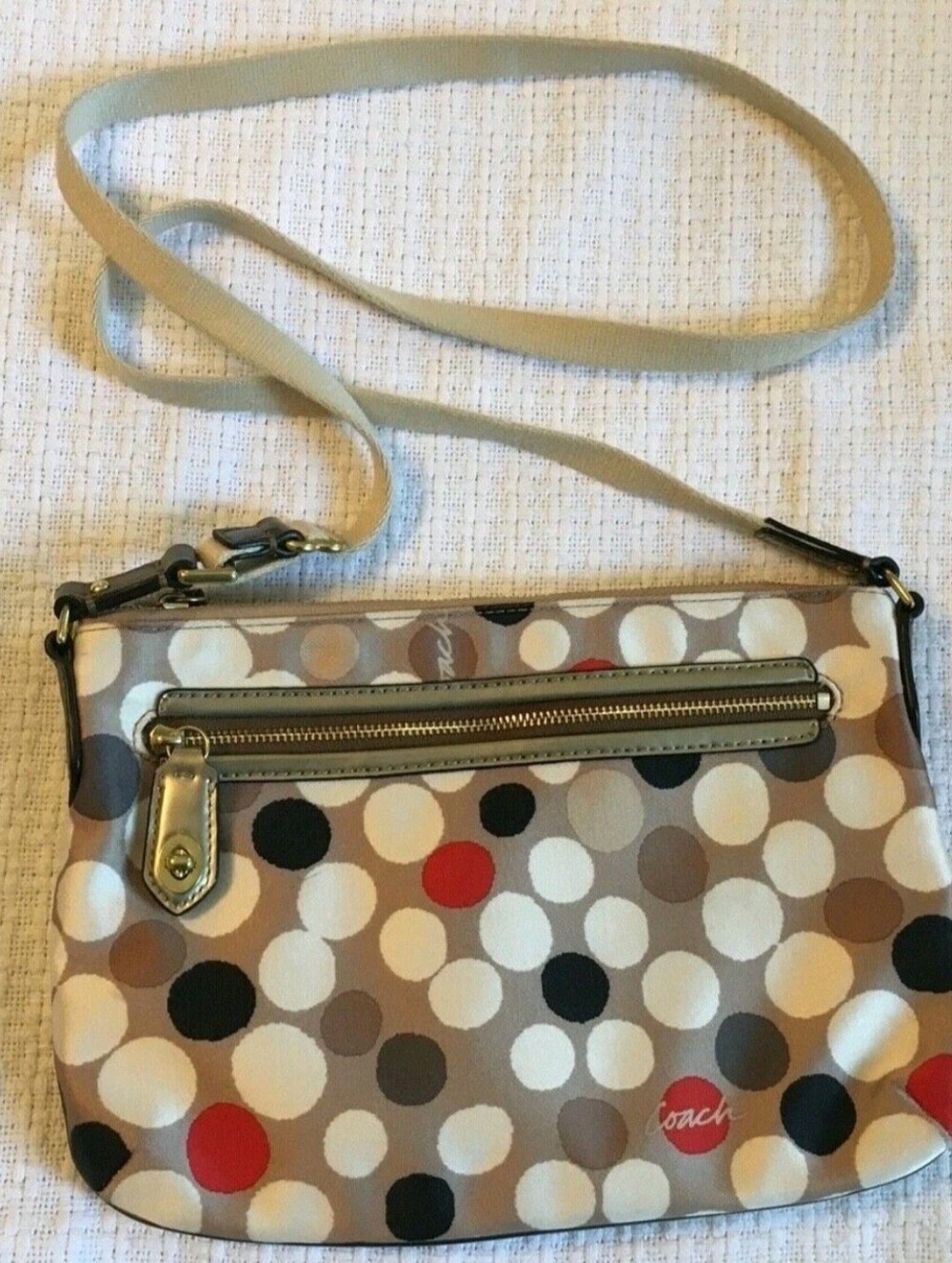 Coach "Quiet" Poppy Crossbody Bag